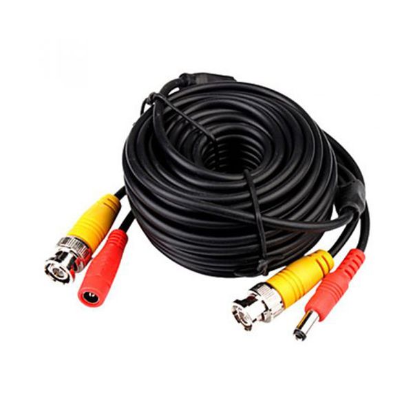 CCTV Cable - BNC / RG59 Connectors + Power Adaptor - 50m