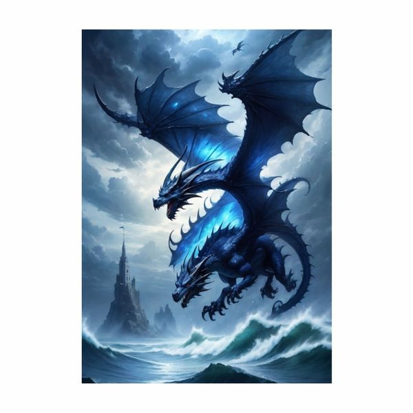 Dragon Water Fly - A1 Poster