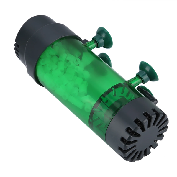 3-in-1 Aquarium Filter LH-300 Moving Bed Bio Filter with Air Stone &amp; Sponge