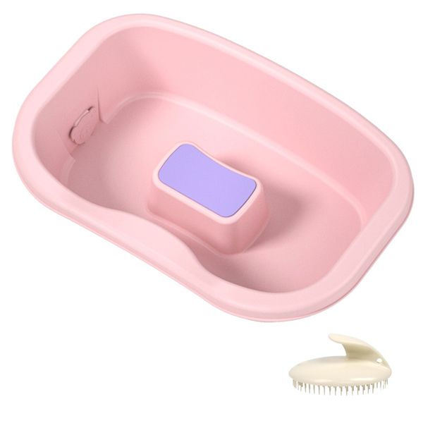 Portable Hair Washing Basin with Drain Hose and Shampooing Brush
