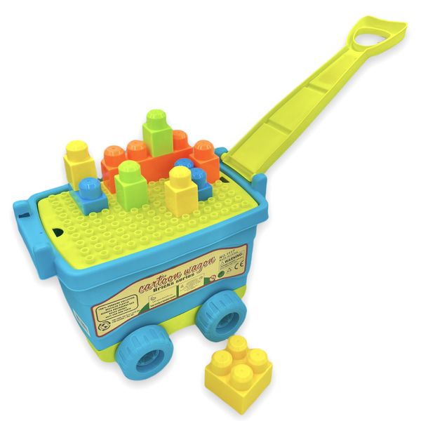 Safe Toys Bricks Series - Building Blocks Wagon - Toys for Children