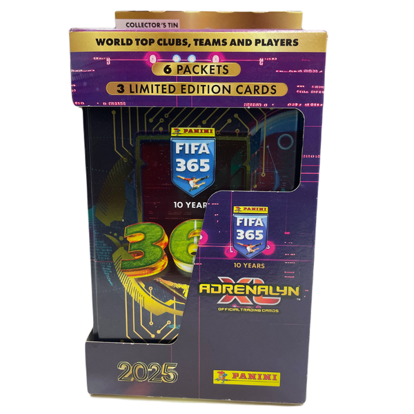 Panini FIFA 365 2025 Soccer Trading Cards Classic Tin Blind Box
