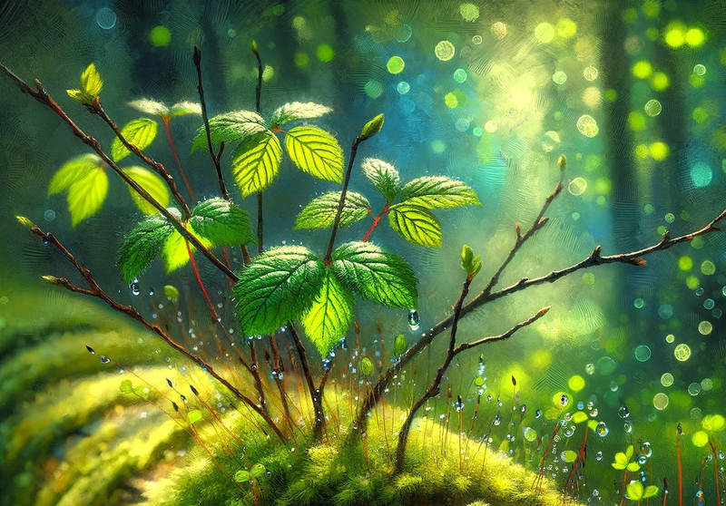 Canvas Wall Art Home Decor - Natural Green Artwork