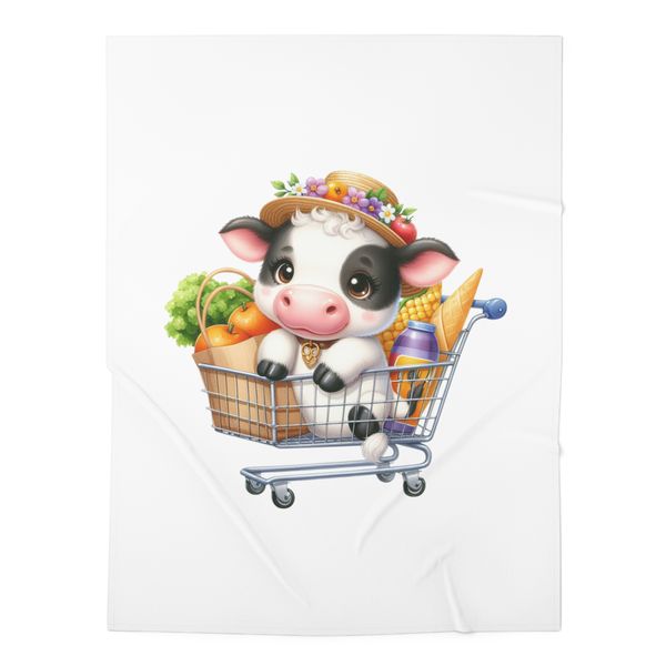 Cute Cow 5 Fleece Blanket 70x100cm