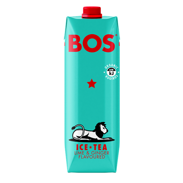 BOS Iced Tea Lime &amp; Ginger 1L - Set of 6