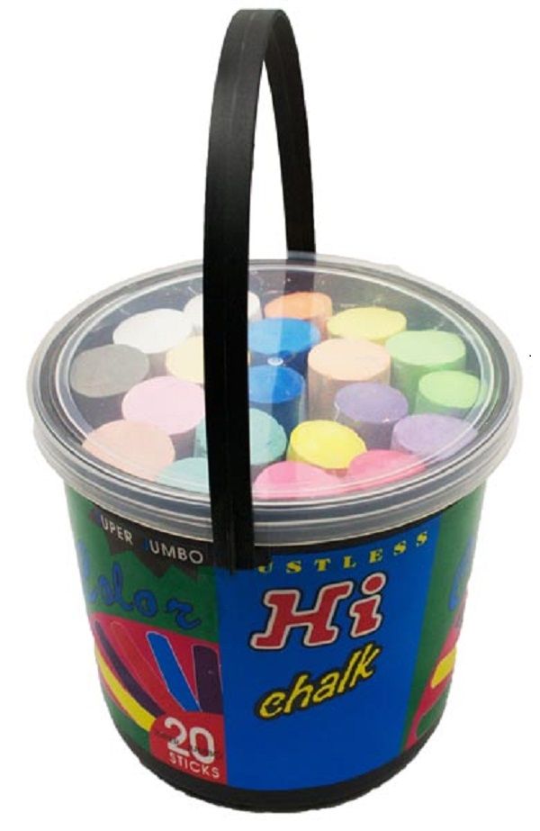 Hi Chalk, Super Jumbo Dustless Colour Chalk Shop Today. Get it
