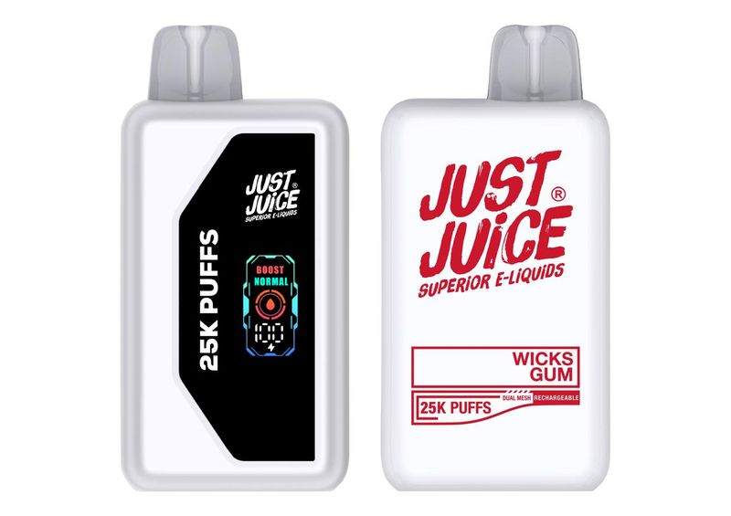 Just Juice 25000 Puffs Disposable Vape - Wicks Gum (Pack of 2)