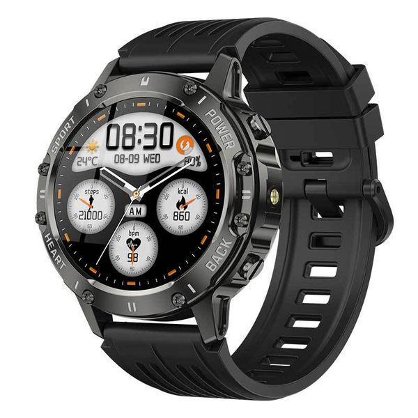 Military Smart Watch for Men with Bluetooth Calls,5ATM Waterproof