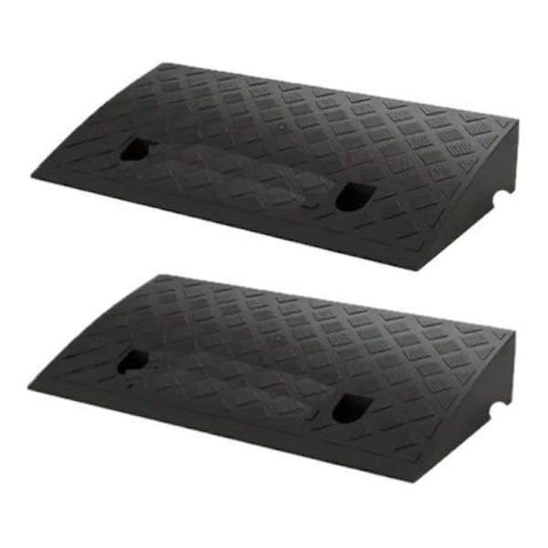 Mini Threshold Ramp for Wheelchairs &amp; Doorway Steps - 6cm - 2 Piece