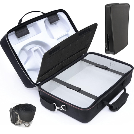 Carry Case Carrying Travel Case For PS5 Console Dust Cover Hard Storage Bag Image