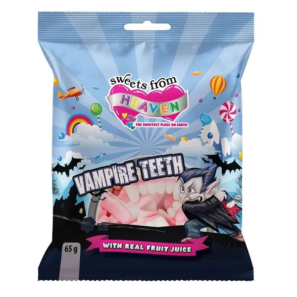 Sweets From Heaven - Vampire Teeth 65g x 5