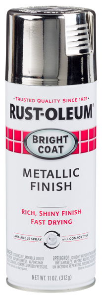 Rust-Oleum Bright Coat Metallic Gloss Chrome 312g
