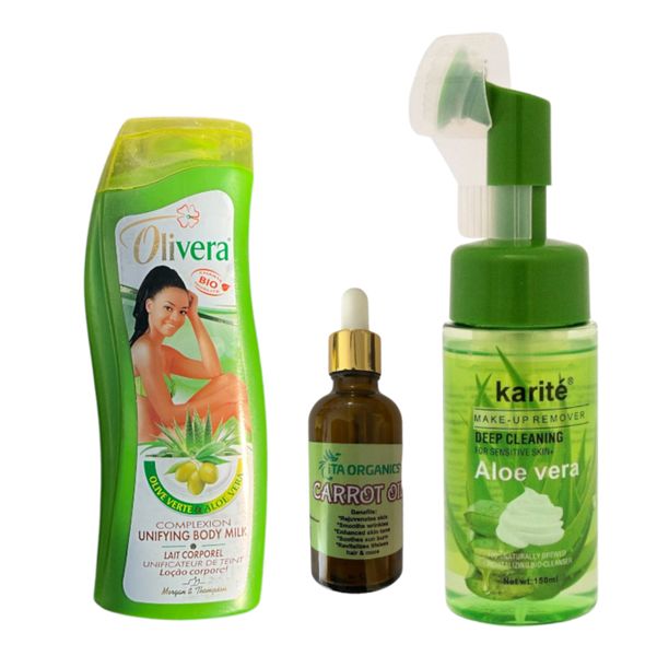 Karite Make-Up Remover with Olivera Body Milk &amp; Carrot Oil