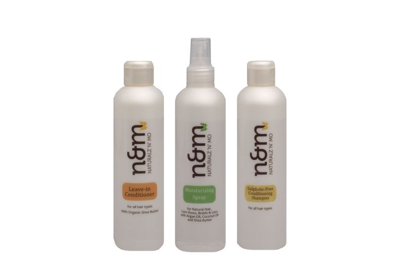 Naturalz 'n' Mo Braids and Natural Hair Care Combo Pack - 3 x 250 ml.