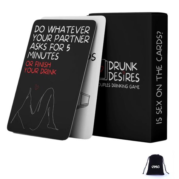 OMG Drunk Desires Couples Card Game + OMG Pouch