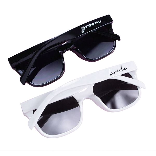 Bride and Groom Couple Wedding Sunglasses
