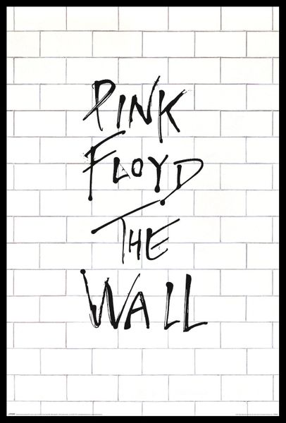 Pink Floyd - The Wall Album Poster with Black Frame