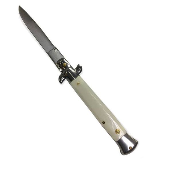 Ballistic Side Open Spring Knife White image