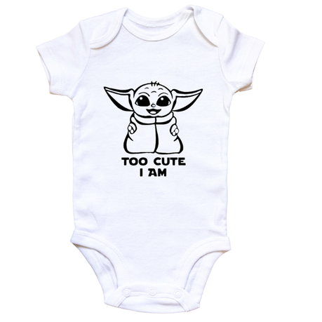 Too cute i hot sale am yoda onesie