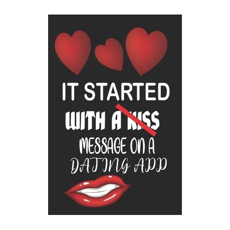 It Started With a Message on a Dating App: Hilarious Funny Valentines Day  Gifts for Him / Her gifts for boyfriend gift for couples Perfect for those  w | Buy Online in