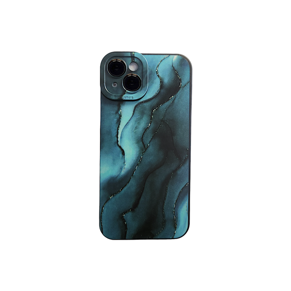 Green Marble - Phone Case with Pro Camera - Iphone 14 Plus