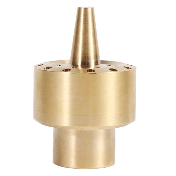 Brass Flower Column Nozzle For Water Fountain Features 2 Inch