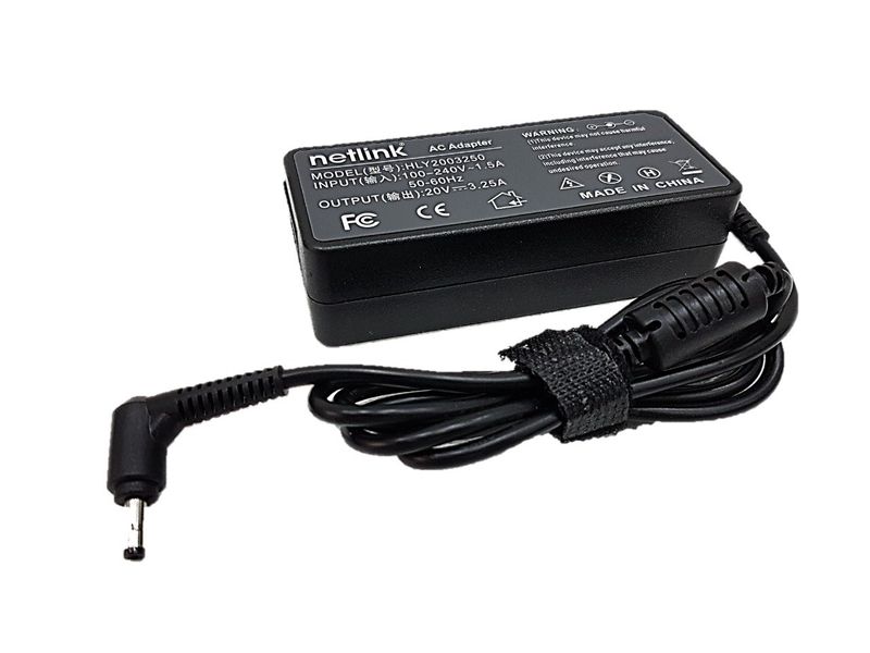 Replacement Charger For Lenovo 65W 20V 3.25A 4.0mm*1.7mm Laptop
