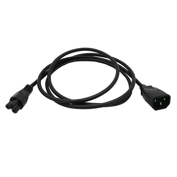 WL Male IEC to Clover Cable 1.8m