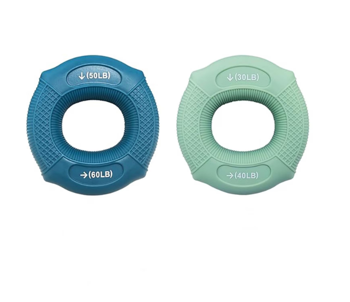 Grip Strengtheners (2 pieces), 30/40/50/60 pounds, anti-slip texture