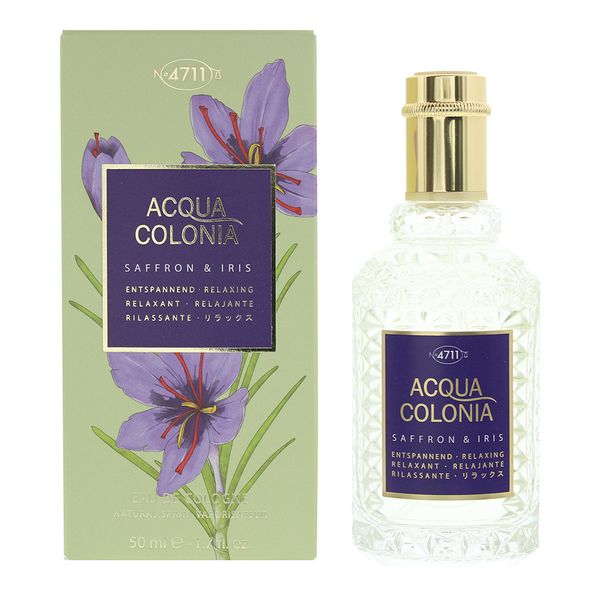 4711 Acqua Colonia Saffron &amp; Iris Eau de Cologne 50ml (Parallel Import)