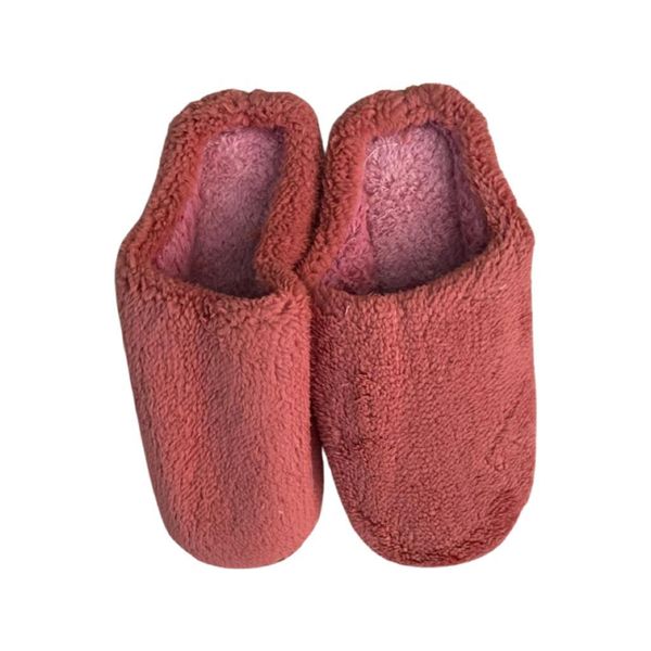 Kytsch Thick Warm Soft Plush Cotton Fleece Slippers Fluffy Grey