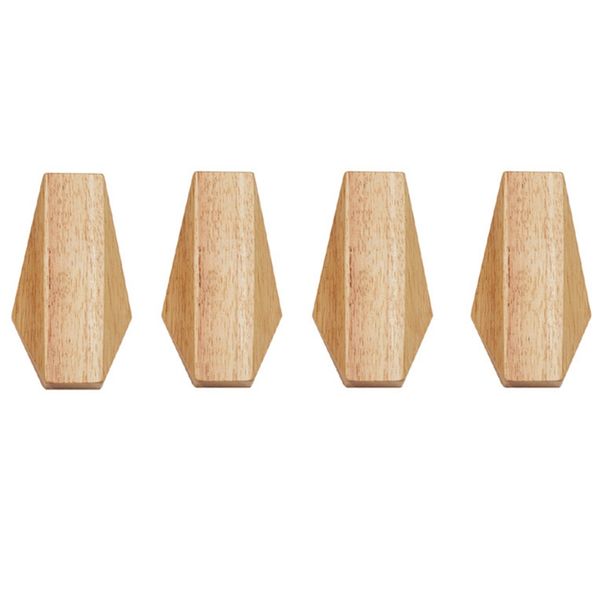 Japanese Style Simple Modern Solid Wood Hook Wall Hanging Coat Hooks