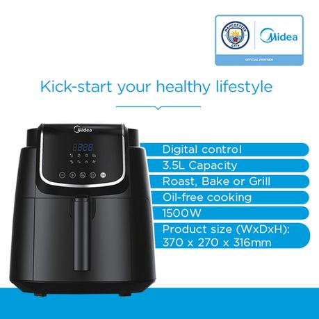 MIDEA Air Fryer, 3.5 l, 1500 W