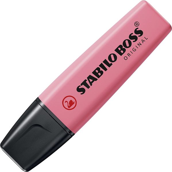 Pink Stabilo Boss Highlighter Pastel Colour X2 image