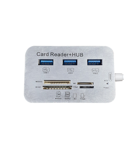 3 Port USB 3.0 HUB &amp; Card Reader - Type C