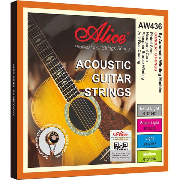 Alice AW436SL Super Light Acoustic Guitar String Set