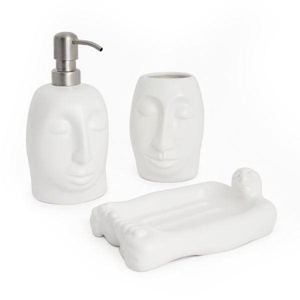 Carrol Boyes Bathroom 3 Piece Set- Enigma