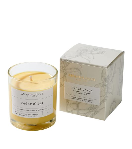Amanda-Jayne Cedar Chest Glass Candle 220g