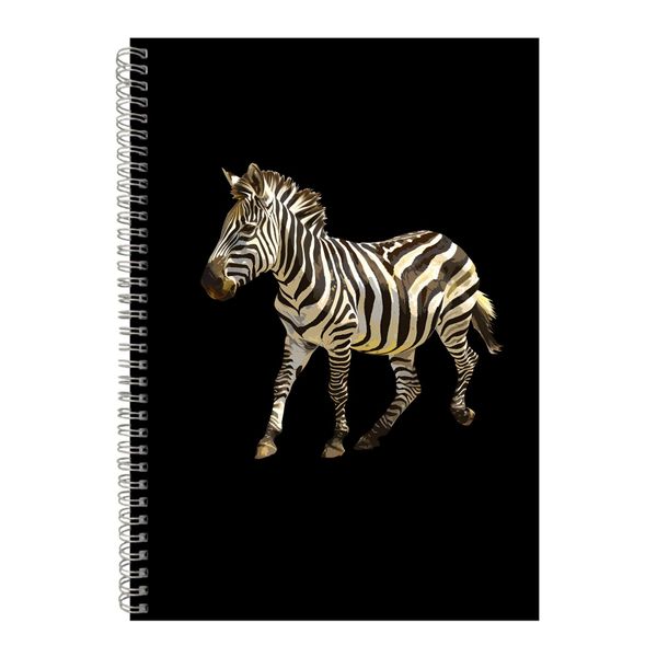 Zebra A4 Notebook Spiral and Lined Trendy Safari Graphic Notepad Present162