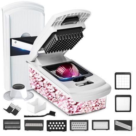 14 in 1 Multi-functional Vegetable Slicer and Chopper Dicer with Container Image