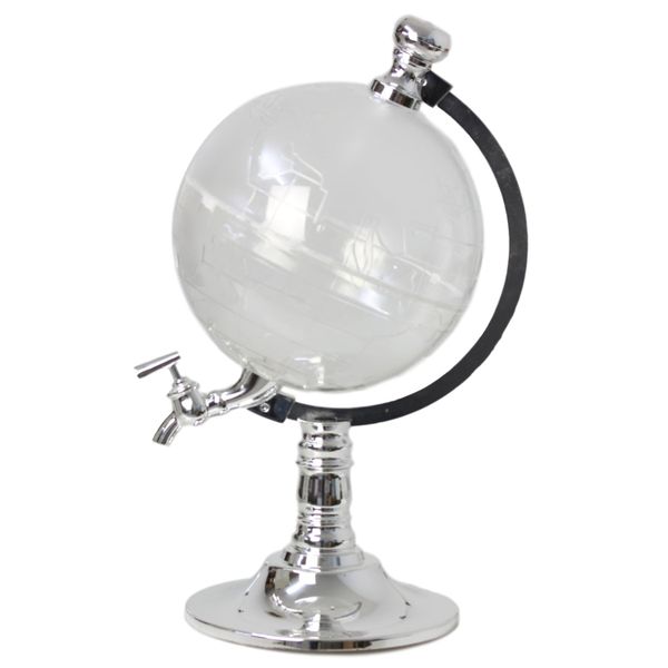 Globe Shaped Transparent Drink Dispenser