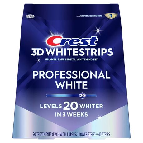 Crest 3D Whitestrips Professional White - 40 Teeth Whitening Strips Image