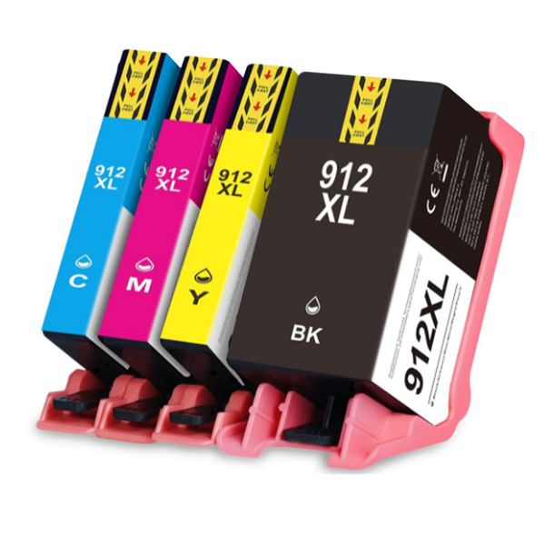 INKWAREHOUSE Inkjet Cartridges Compatible with HP 912XL /912 - Multipack