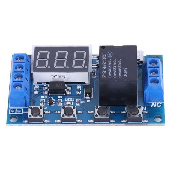 Timer Relay Module with Digital LED Display for Micro USB 5V Power