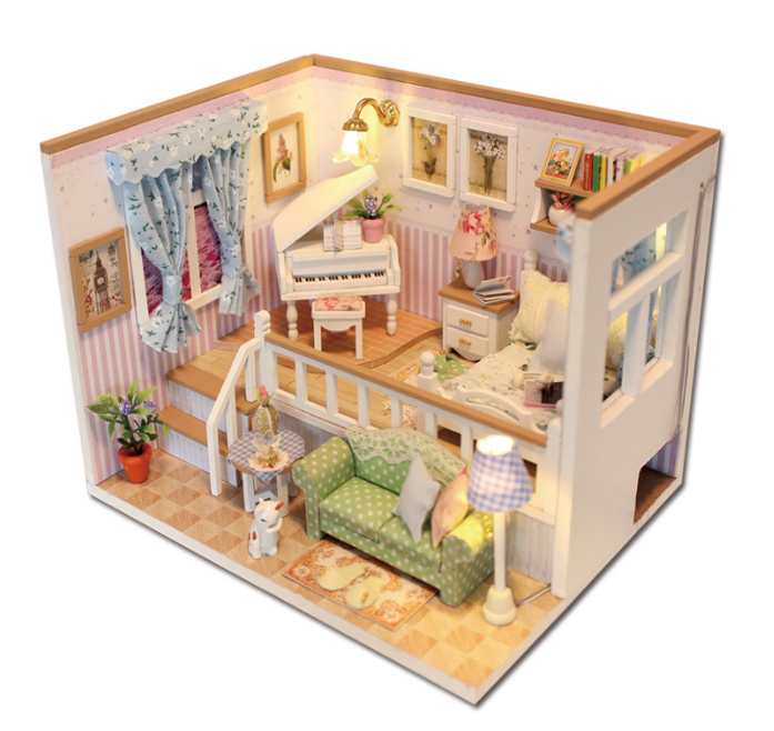 DIY Wooden Dollhouse with Led Lights | Buy Online in South Africa ...