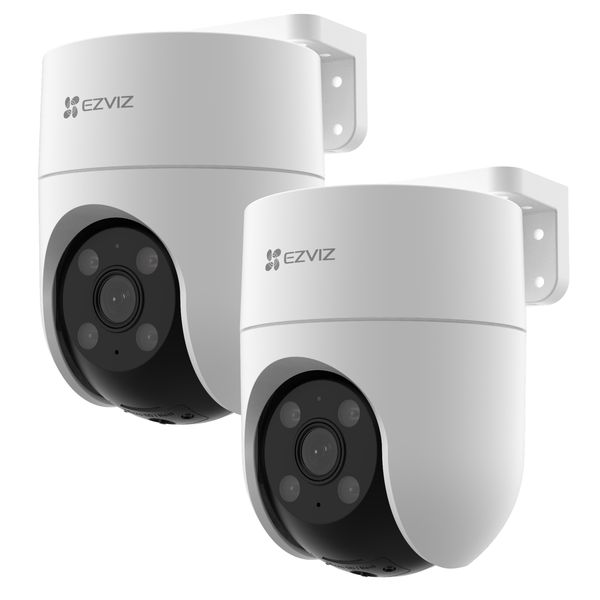 EZVIZ H8C Full HD Outdoor Pan/Tilt Security WiFi Camera - TWIN PACK
