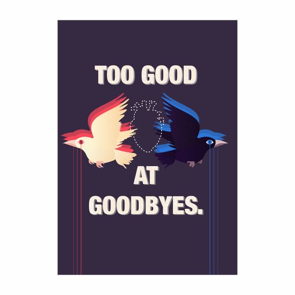 Sam Smith Too Good At Goodbyes - A1 Poster