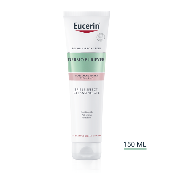 Eucerin DermoPurifyer Triple Effect Face Cleansing Gel, 150ml