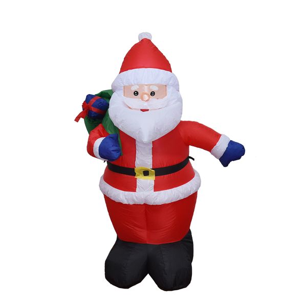 1.2m Giant Christmas Inflatable Santa Claus Outdoor Yard Decorations