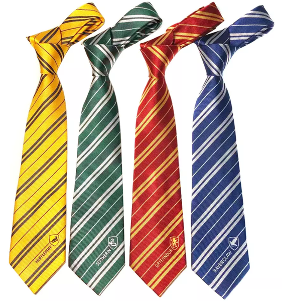 Harry Potter House Ties - House Name (4-Pack)
